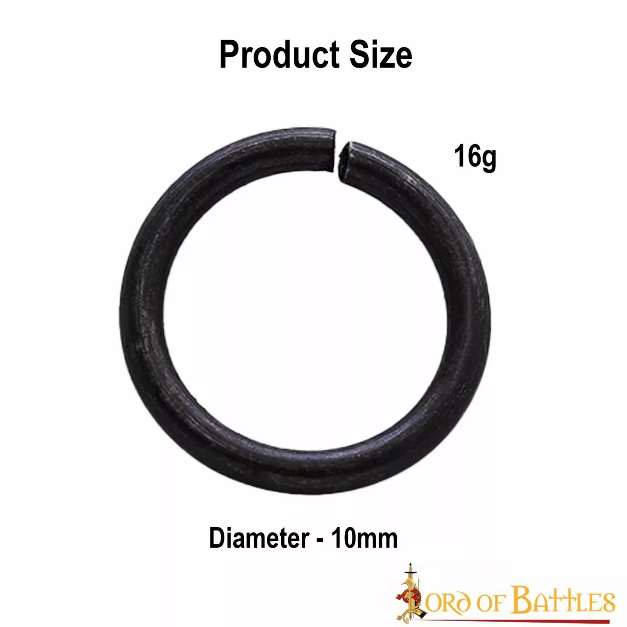 Anillos Sueltos De Acero Dulce Conificado De 10 Mm 5 Anillos Sueltos De Acero Dulce Conificado De 10 Mm - Imagen 3