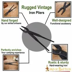 Alicates Smith Negros De Hierro Forjado A Mano 15 -Armadura Ventas 8312 pattern 1