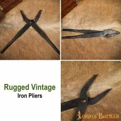 Alicates De Hierro Forjados A Mano De Estilo Vintage Funcionales Equipo De Campamento Rústico 12 Alicates De Hierro Forjados A Mano De Estilo Vintage Funcionales Equipo De Campamento Rústico -Armadura Ventas 8313 pattern 2