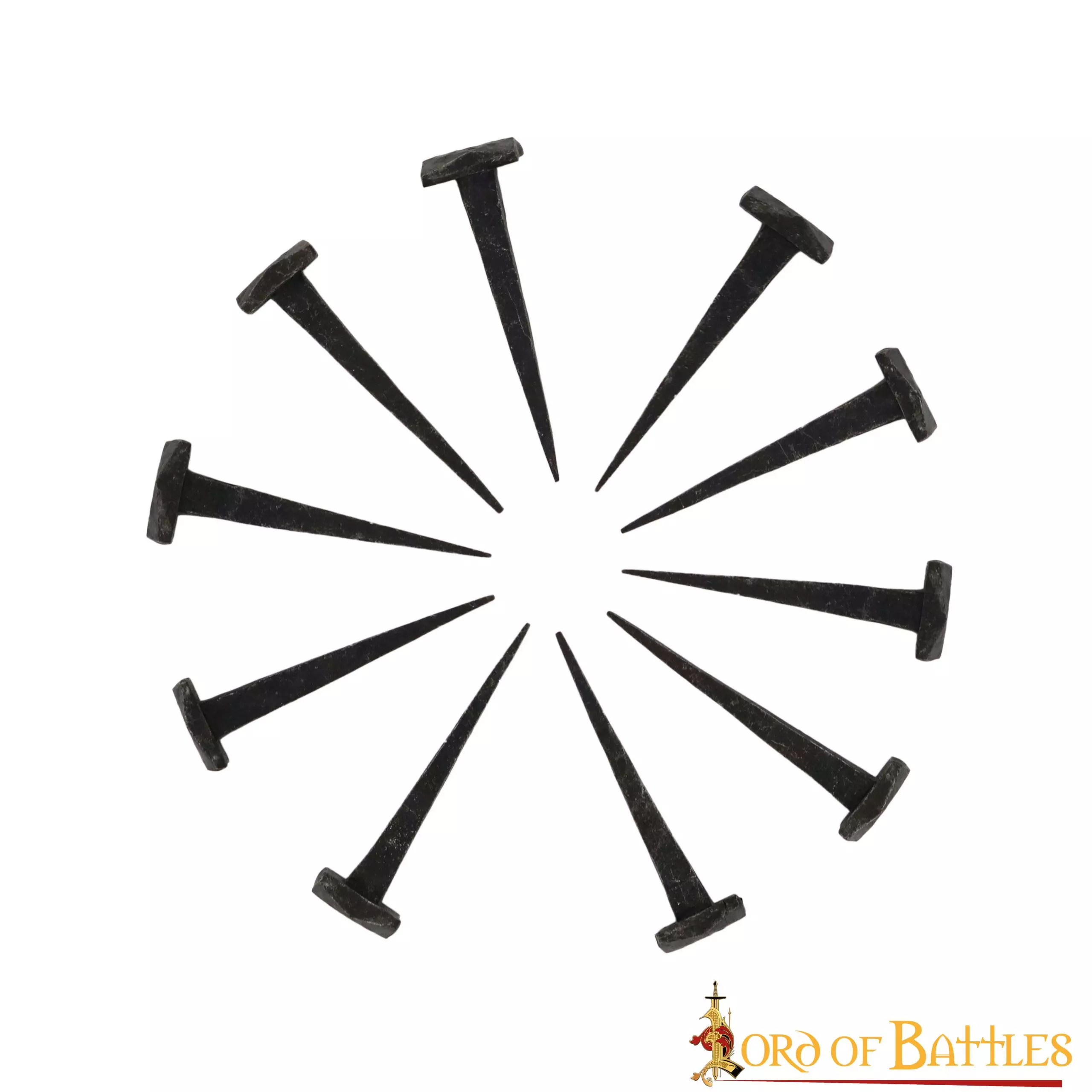 Clavos De Hierro Forjados A Mano Juego De 10 Piezas Accesorio Totalmente Funcional 4 Clavos De Hierro Forjados A Mano Juego De 10 Piezas Accesorio Totalmente Funcional - Imagen 2