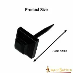 Clavos De Hierro Vintage Forjados A Mano Juego De 5 Piezas -Armadura Ventas 8338 5pcs 3