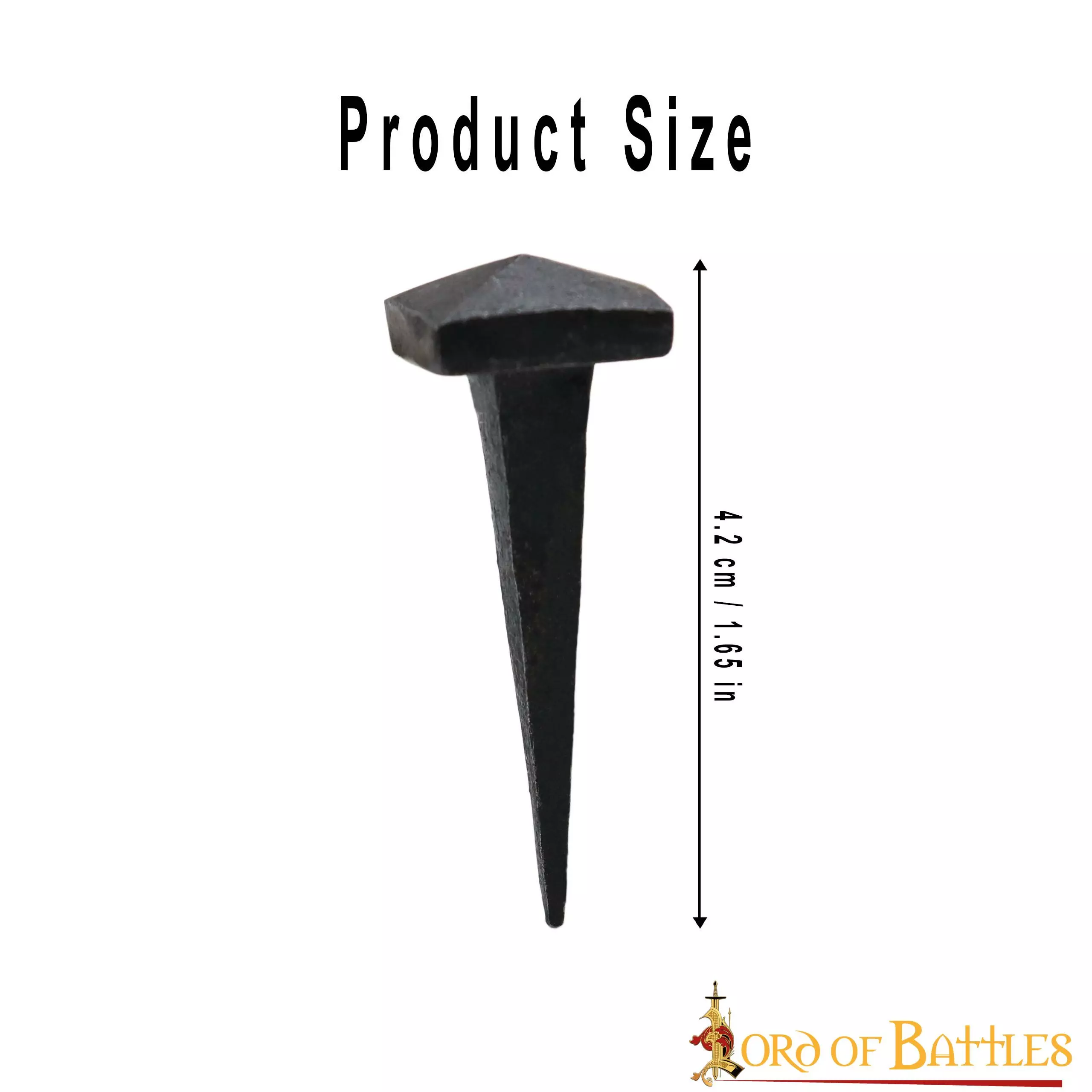 Clavos De Hierro Forjados A Mano Juego De 10 Piezas Accesorio Funcional 5 Clavos De Hierro Forjados A Mano Juego De 10 Piezas Accesorio Funcional - Imagen 3