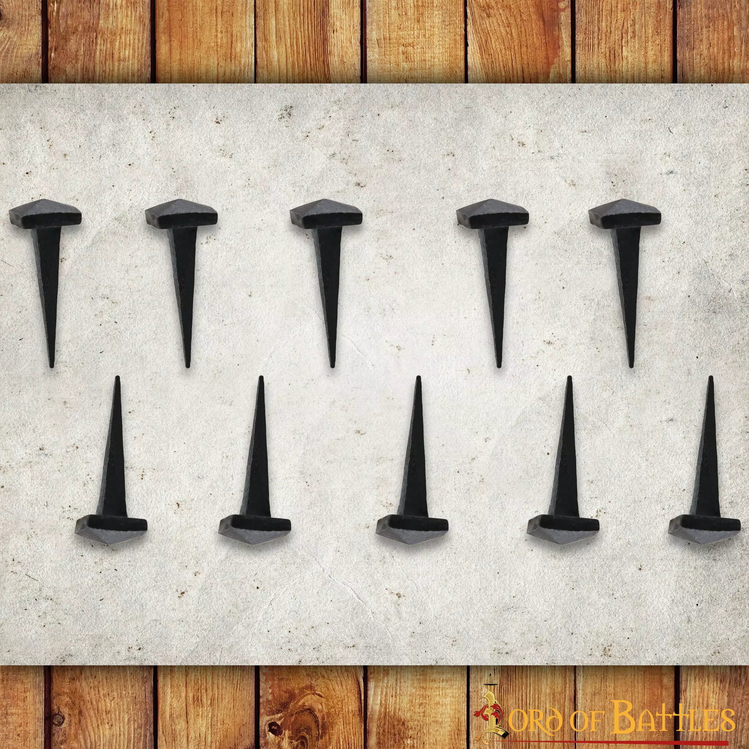 Clavos De Hierro Forjados A Mano Juego De 10 Piezas Accesorio Funcional 8 Clavos De Hierro Forjados A Mano Juego De 10 Piezas Accesorio Funcional - Imagen 6