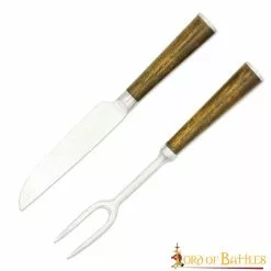 Juego De Cuchillos Y Tenedores De Acero Inoxidable Totalmente Funcionales Hechos A Mano