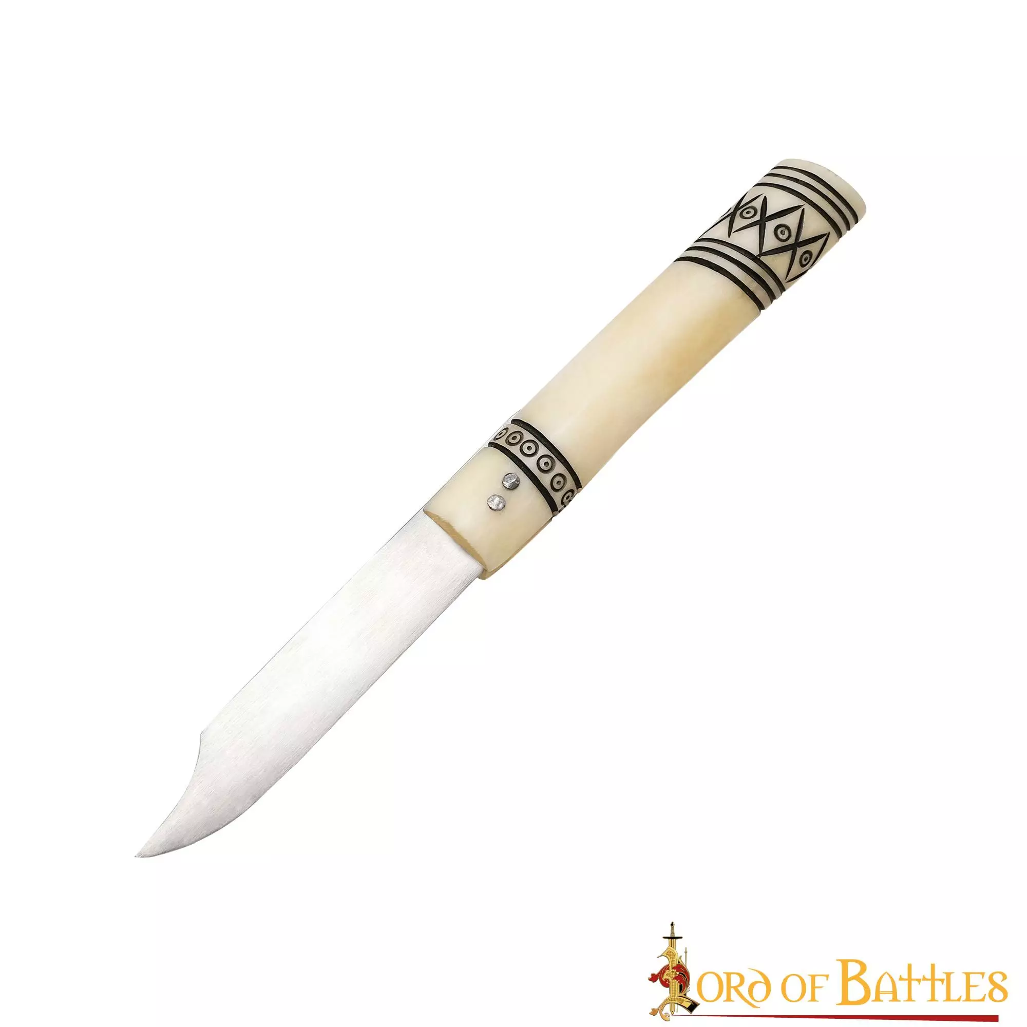 Cuchillo Plegable De Acero Inoxidable Con Mango De Hueso 4 Cuchillo Plegable De Acero Inoxidable Con Mango De Hueso - Imagen 2