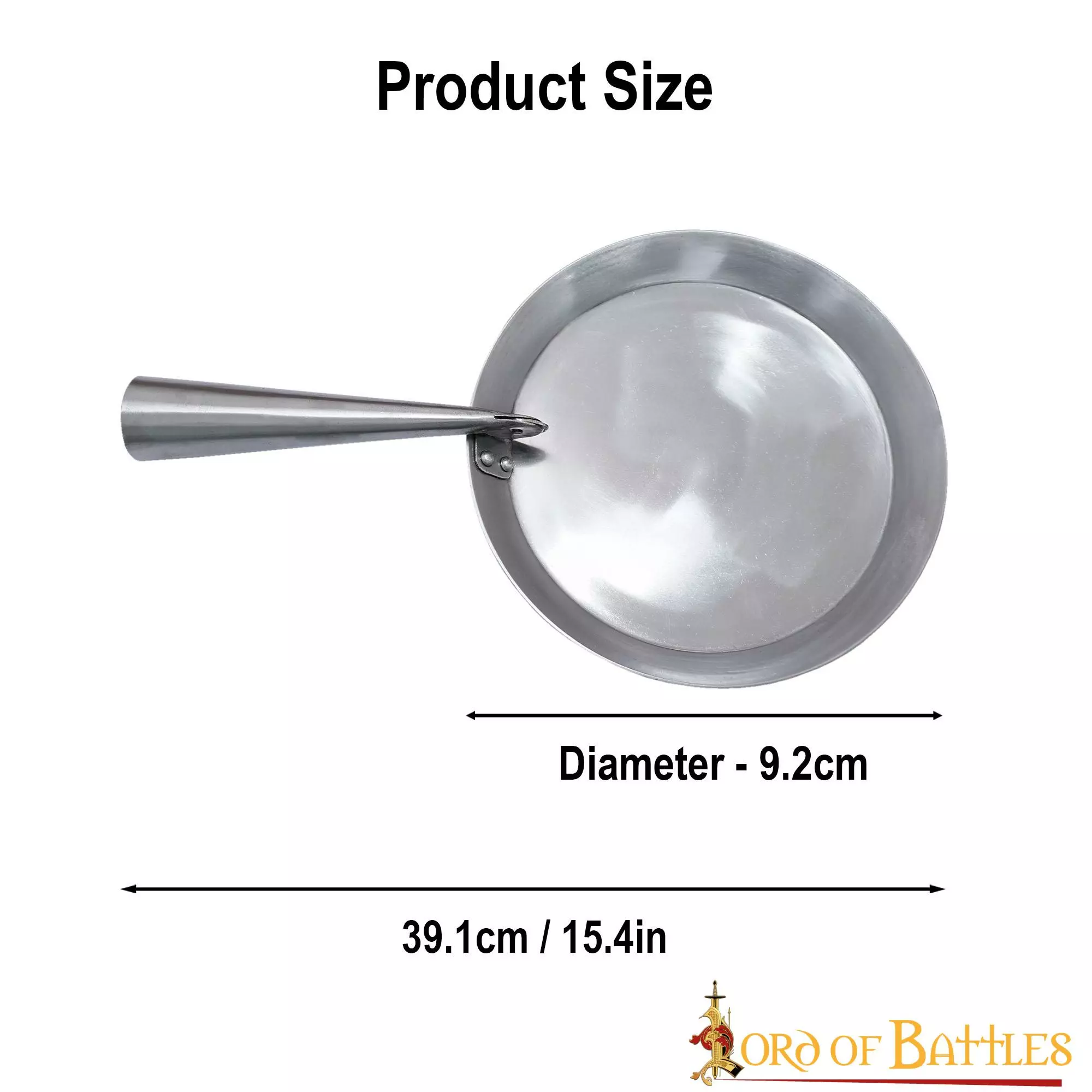 Sartén Plegable De Hierro Forjado A Mano Accesorio Funcional De Camping 5 Sartén Plegable De Hierro Forjado A Mano Accesorio Funcional De Camping - Imagen 3