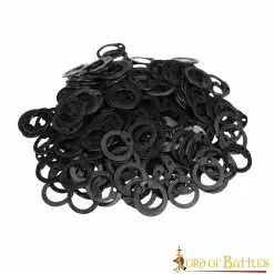 Anillos Planos De Acero Sueltos Con Remaches De Cúpula DIY Chainmail Armor -Armadura Ventas 848BK 5