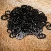 Anillos Planos De Acero Sueltos Con Remaches De Cúpula DIY Chainmail Armor -Armadura Ventas 848BK 9 1