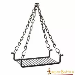 Parrilla De Hierro Forjada A Mano Accesorio De Camping Totalmente Funcional