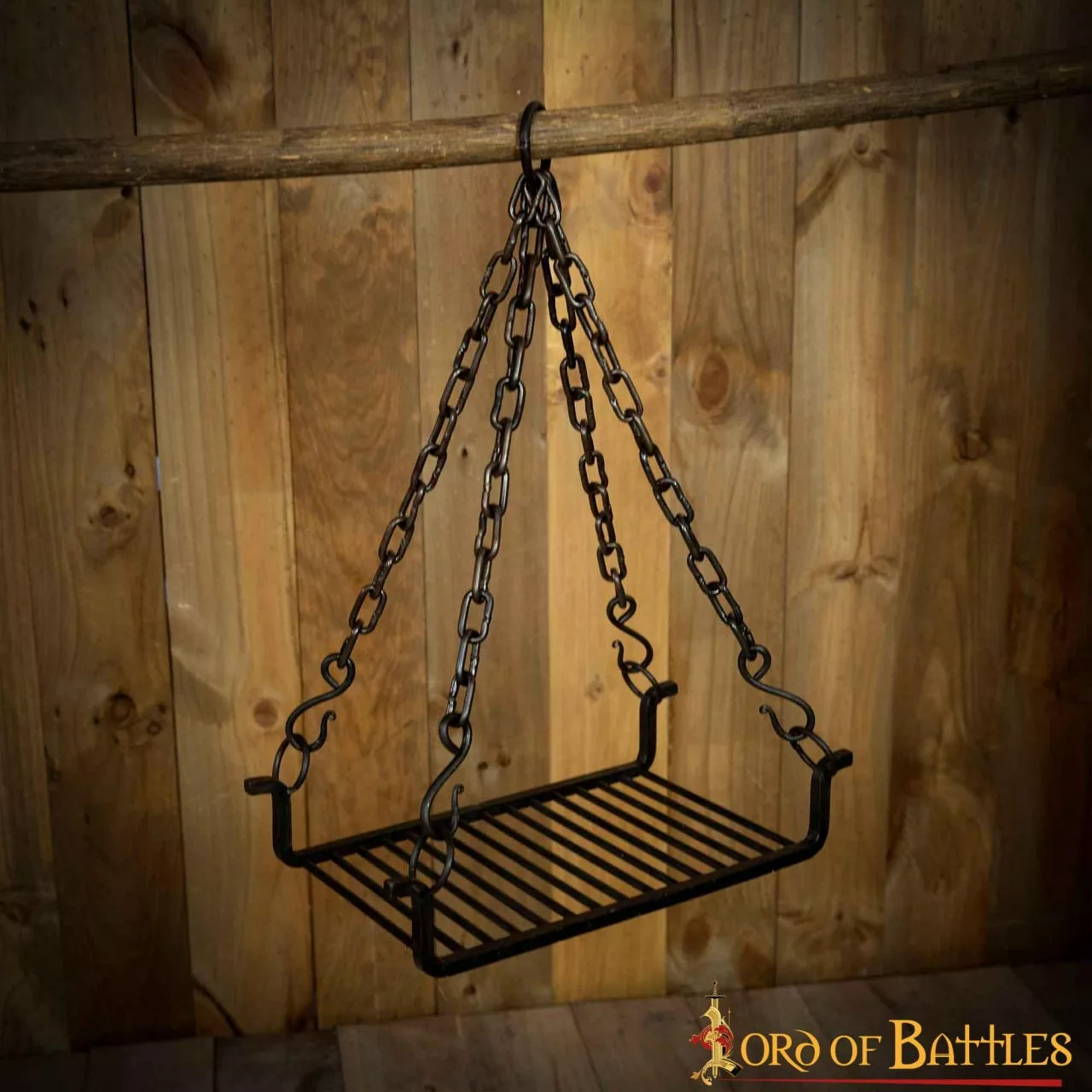 Parrilla De Hierro Forjada A Mano Accesorio De Camping Totalmente Funcional 7 Parrilla De Hierro Forjada A Mano Accesorio De Camping Totalmente Funcional - Imagen 5