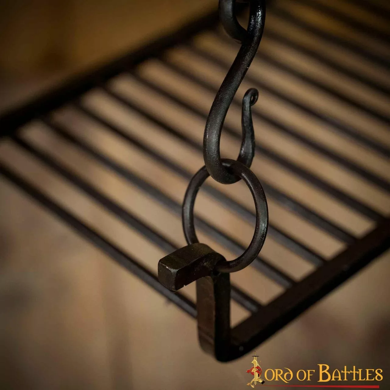 Parrilla De Hierro Forjada A Mano Accesorio De Camping Totalmente Funcional 6 Parrilla De Hierro Forjada A Mano Accesorio De Camping Totalmente Funcional - Imagen 4