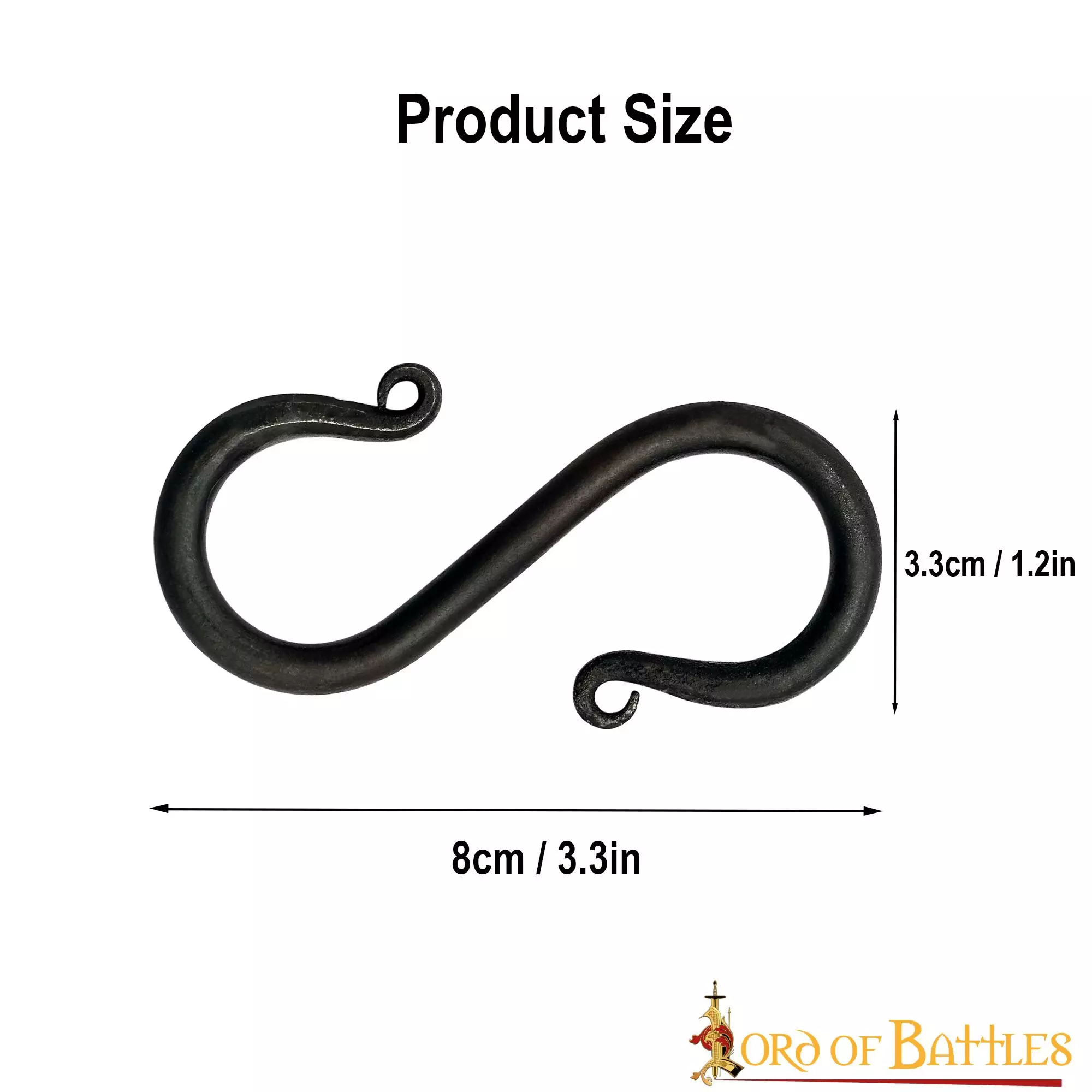 Gancho Colgante De Hierro Forjado A Mano Accesorio Funcional Para Camping Juego De 5 5 Gancho Colgante De Hierro Forjado A Mano Accesorio Funcional Para Camping Juego De 5 - Imagen 3