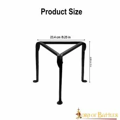 Pequeño Trípode Para Hoguera Medieval Accesorio De Hierro Forjado A Mano -Armadura Ventas 8505 3 1