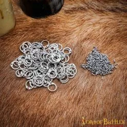 Cúpula Remachada 10 Mm Aluminio Plano Anillos Sueltos