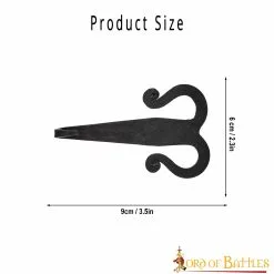 Hebilla De Gancho De Cinturón Celta De Hierro Forjado A Mano Accesorio Medieval Funcional 10 Hebilla De Gancho De Cinturón Celta De Hierro Forjado A Mano Accesorio Medieval Funcional -Armadura Ventas 8516 03 1 scaled 1