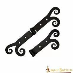 Par De Bisagras De Puerta Vintage De Hierro Hechas A Mano Accesorio Funcional Rústico -Armadura Ventas 8517 2