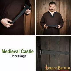 Bisagra De Puerta Vintage De Hierro Hecha A Mano Accesorio Funcional Rústico -Armadura Ventas 8528 pattern 2 1 1