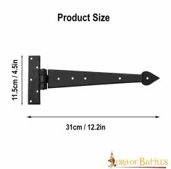 Bisagra De Puerta Vintage De Hierro Hecha A Mano Accesorio Funcional Rústico -Armadura Ventas 8528 3 1 1