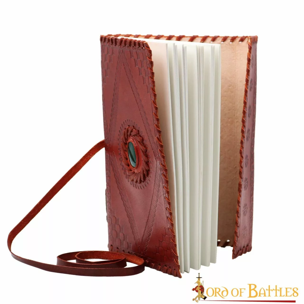 Diario Medieval De Piedra Hecho A Mano En Piel Genuina Diario De Notas 6 Diario Medieval De Piedra Hecho A Mano En Piel Genuina Diario De Notas - Imagen 4