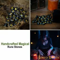 Set De Piedras Rúnicas Medievales Vikingas Hechas A Mano Con Bolsa Accesorio De Juego 12 Set De Piedras Rúnicas Medievales Vikingas Hechas A Mano Con Bolsa Accesorio De Juego -Armadura Ventas 8750 patern2 1