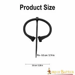 Broche Medieval De Fíbula Para Capa Con Extremos Enrollados 10 Broche Medieval De Fíbula Para Capa Con Extremos Enrollados -Armadura Ventas 8807 3 1