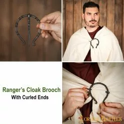 Broche Robusto De Fíbula / Capa Forjado A Mano -Armadura Ventas 8812 pattern 2 1 1