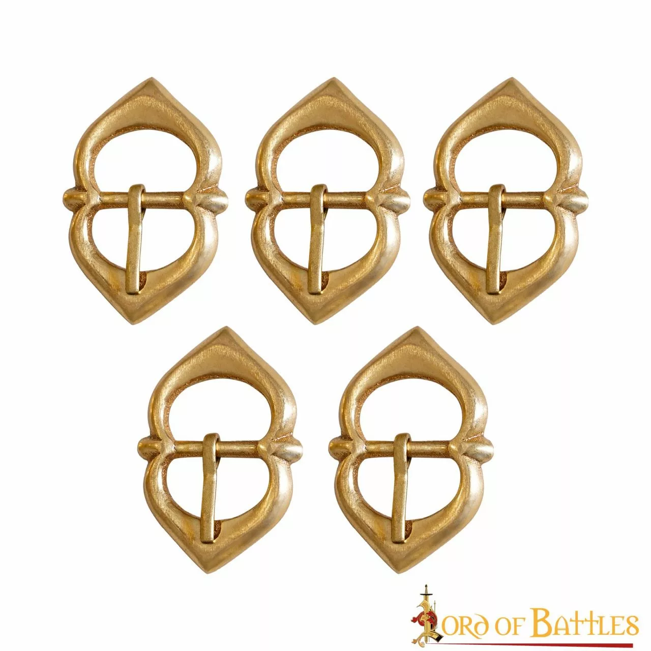 Hebilla Medieval De Latón Puro Para Correas De Armadura 3 Hebilla Medieval De Latón Puro Para Correas De Armadura