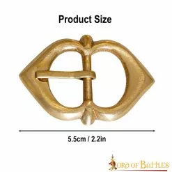Hebilla Medieval De Latón Puro Para Correas De Armadura 10 Hebilla Medieval De Latón Puro Para Correas De Armadura -Armadura Ventas 8901 3