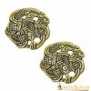 Viking Greiftier Broche De Latón Antiguo Juego De 2 1 Viking Greiftier Broche De Latón Antiguo Juego De 2 -Armadura Ventas 8913 2pcs 1
