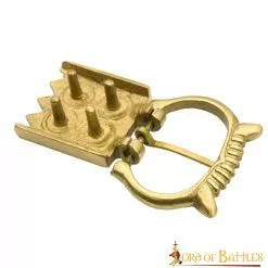 Accesorio Para Cinturón Con Hebilla De Latón Macizo Con Motivos Florales Medievales Tardíos 10 Accesorio Para Cinturón Con Hebilla De Latón Macizo Con Motivos Florales Medievales Tardíos -Armadura Ventas 8921 4 1