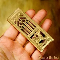 León Medieval Latón Macizo Puro Final De Cinturón Chape Accesorio Funcional Para Cinturón -Armadura Ventas 8923 7 1