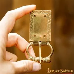Hebilla Medieval De Latón Macizo Para Cinturón Accesorio Funcional Para Ropa -Armadura Ventas 8925 6
