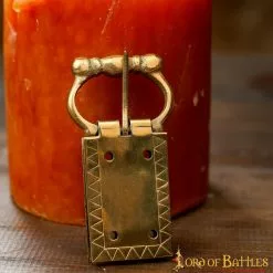 Hebilla Medieval De Latón Macizo Para Cinturón Accesorio Funcional Para Ropa -Armadura Ventas 8925 7