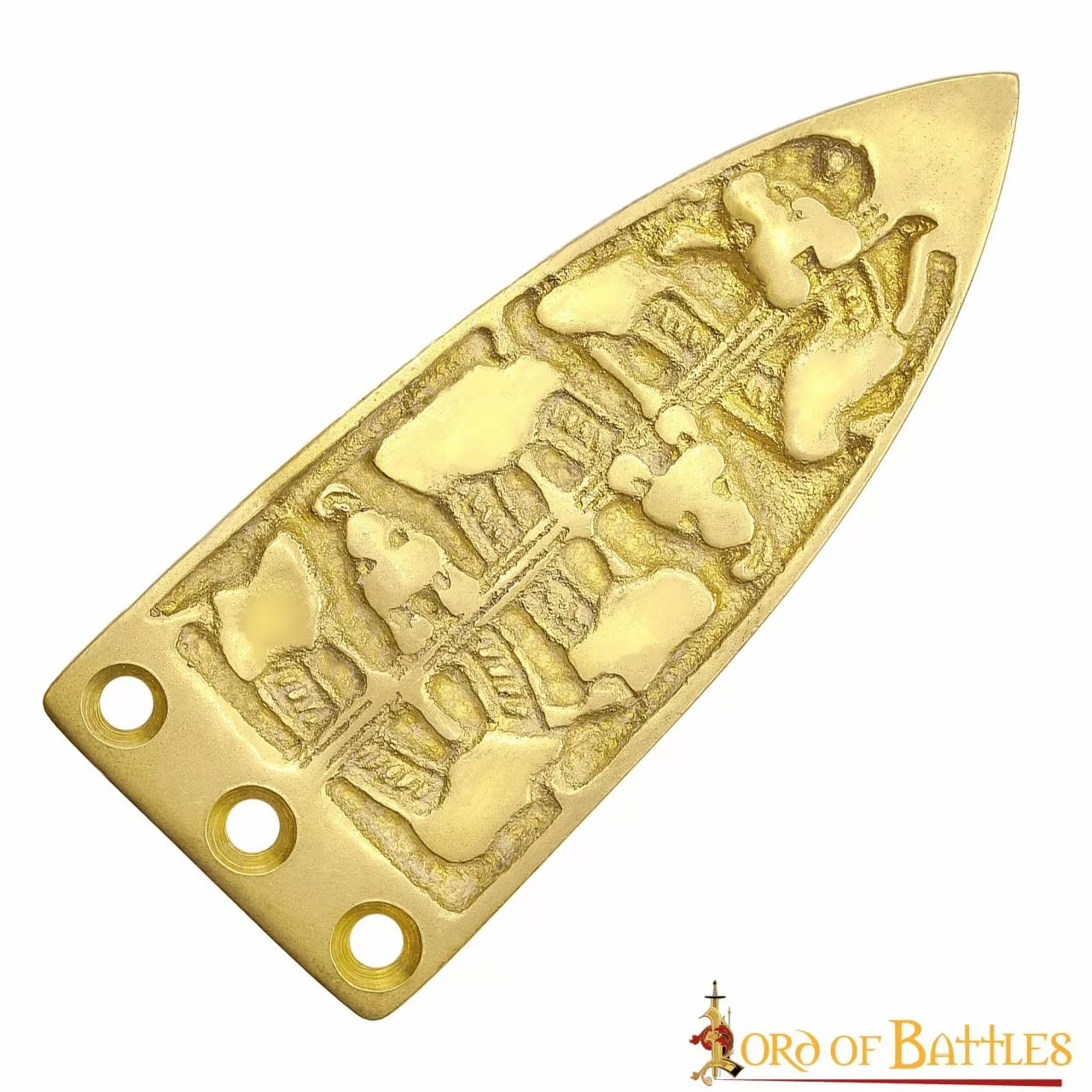 Serpiente Vikinga Grabada Cinturón Medieval Chape Puro Latón Macizo Accesorio 3 Serpiente Vikinga Grabada Cinturón Medieval Chape Puro Latón Macizo Accesorio