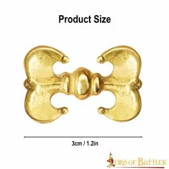 Juego De 5 Soportes De Cuero De Latón Macizo Renaissance Brilliant 10 Juego De 5 Soportes De Cuero De Latón Macizo Renaissance Brilliant -Armadura Ventas 8944 5pcs 3