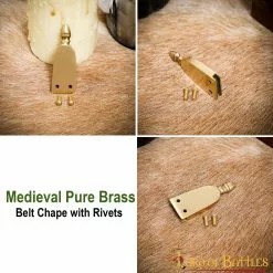 Cinto Medieval De Latón Puro Con Remaches 11 Cinto Medieval De Latón Puro Con Remaches -Armadura Ventas 8947 pattern 2