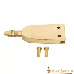 Cinto Medieval De Latón Puro Con Remaches