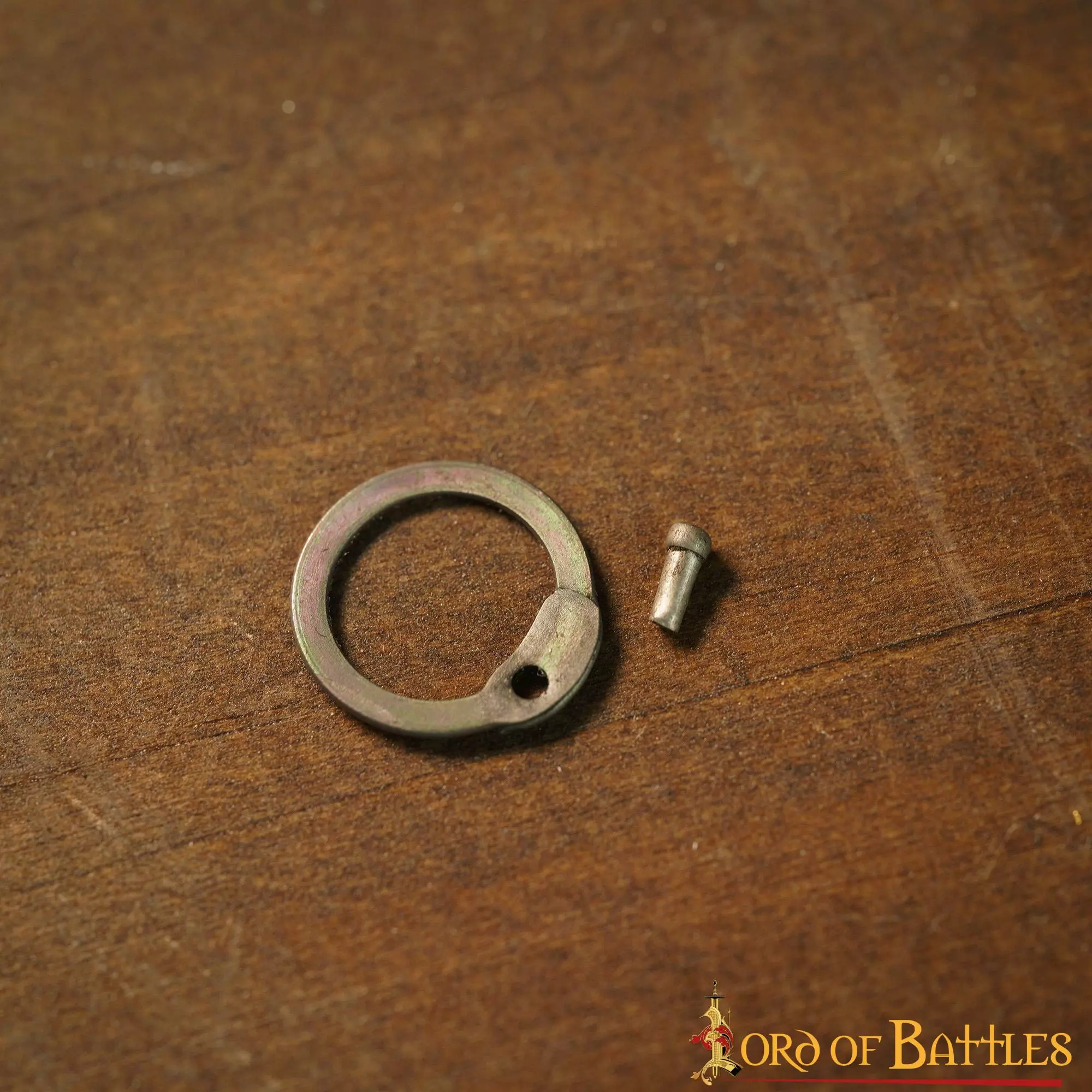 Anillos Planos De Titanio Sueltos Con Remaches De Cúpula DIY Chainmail Armor 7 Anillos Planos De Titanio Sueltos Con Remaches De Cúpula DIY Chainmail Armor - Imagen 5