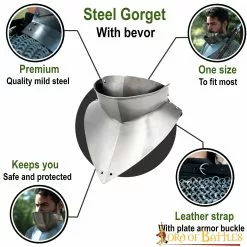 Gorget Medieval Del Siglo XV Con Bevor Calibre 16 12 Gorget Medieval Del Siglo XV Con Bevor Calibre 16 -Armadura Ventas 9262 pattern1