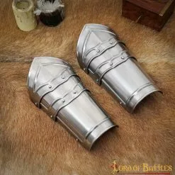 Brazales De Acero De Fantasía Medieval Para LARP -Armadura Ventas 9304 4