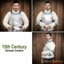 Codo Couter Estilo Alemán Siglo XV Codo Cops Calibre 16 -Armadura Ventas 9351P pattern 2