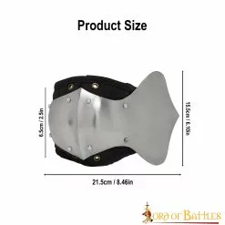 Caballero Medieval De Acero Con Codo Acolchado -Armadura Ventas 9353p16 0000 Details copy