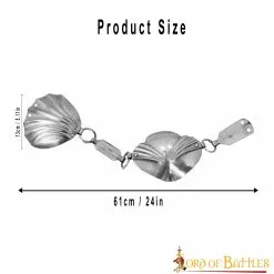 Cadenas Medievales Del Siglo XV Con Cordones De Cuero Auténtico De Calibre 18 11 Cadenas Medievales Del Siglo XV Con Cordones De Cuero Auténtico De Calibre 18 -Armadura Ventas 9360 size 1 scaled 1