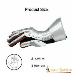 Guanteletes De Coracero Del Siglo XVI-XVII Calibre 16 -Armadura Ventas 9403P16 3