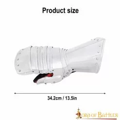 Manopla Medieval Maximiliano Guanteletes Calibre 16 -Armadura Ventas 9404P16 3 1