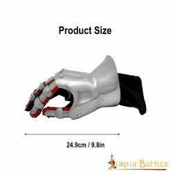 Guanteletes Medievales De Caballero Con Reloj De Arena Siglo XIV Calibre 16 -Armadura Ventas 9405 3