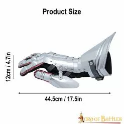 Guanteletes De Caballero Fantasía Medieval Calibre 16 -Armadura Ventas 9406P 3 1