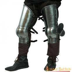 Armadura Medieval Francesa De Piernas De Acero Del Siglo XIV Calibre 16 -Armadura Ventas 9555 2 e1642349966256