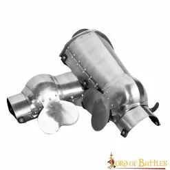 Armadura Medieval Francesa De Piernas De Acero Del Siglo XIV Calibre 16 -Armadura Ventas 9555 scaled 1 1