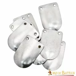 Birka Lamellar Placas De Acero Sueltas Para Armadura De Placas De Escamas Vikingas -Armadura Ventas 9701 100Pcs 2